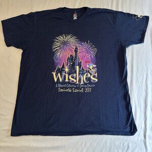 Disney Parks Wishes Firework Show Farewell AP Passholder Tshirt Adult Unisex 2XL